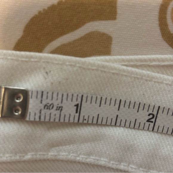 Vintage‎ 1980s Sasson White High-Rise Taper Leg Sz 13/14 Jeans Cotton No Stretch - Picture 11 of 12